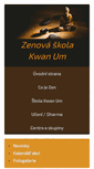 Mobile Screenshot of centrum.kwanumzen.cz