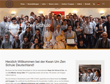 Tablet Screenshot of kwanumzen.de